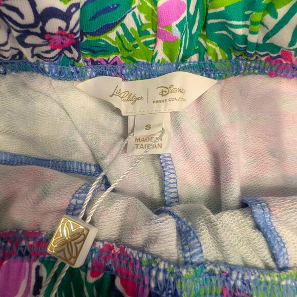 NWT Disney Lilly Pulitzer Resort Ankle Emora Pant Size Small Disney Dreamin - Picture 6 of 10